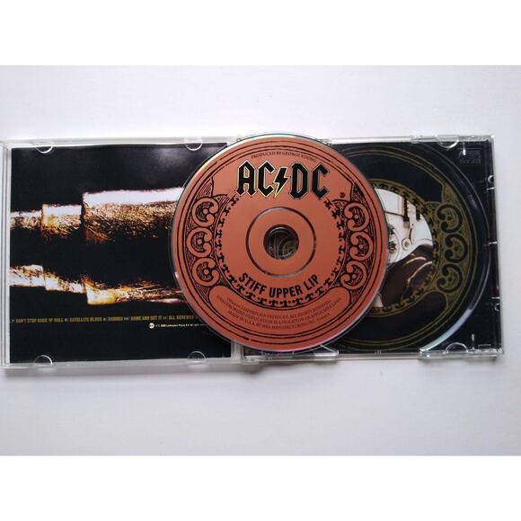 AC/DC Stiff Upper Lip CD 2000 Classic Hard Rock Heavy Metal Meltdown Damned - Picture 2 of 3